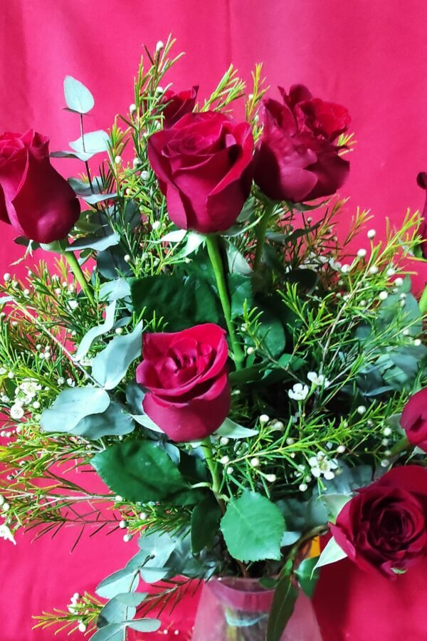 Ramo 12 rosas rojas